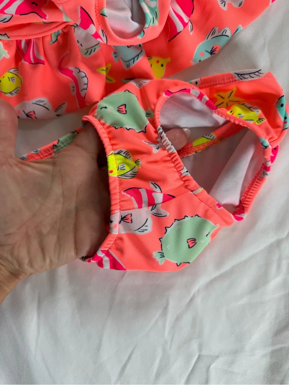 Carter's Baby Girl Sea Life swim bundle size 12m